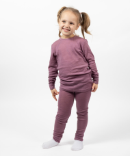 Ullarleggings ljós fjólubláar
