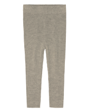 FUB Ullarleggings ribbed oat