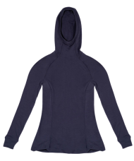 Janus Airwool 260 Ullarbolur með hettu dökk blár