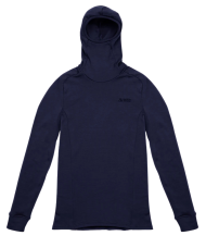 Janus Airwool 260 Ullarbolur með hettu dökk blár