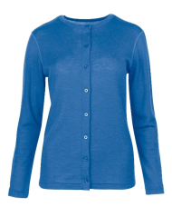 Safa Ull/Tencel Hneppt peysa blá