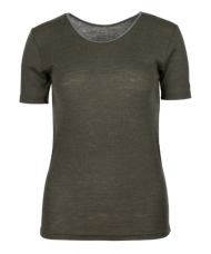 Safa Ull/Tencel Stuttermabolur grænn