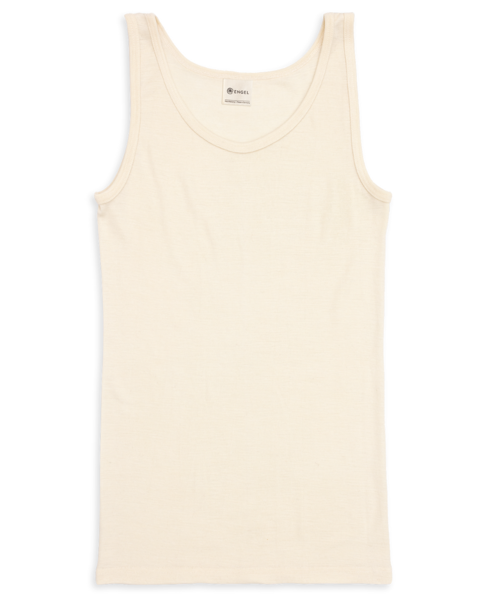 Engel Ull/silki Hlýrabolur ullarhvítur