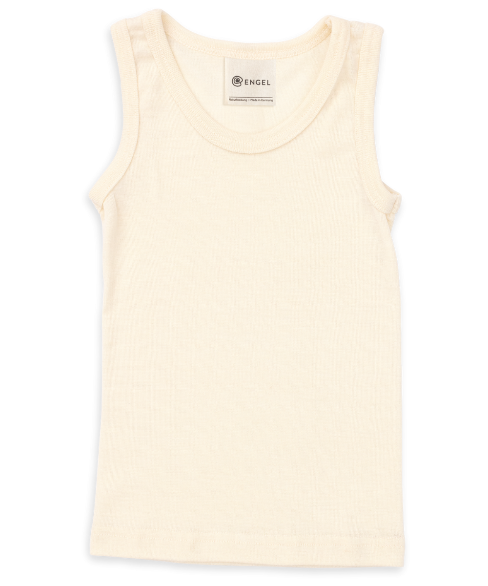 Engel Ull/silki Hlýrabolur ullarhvítur