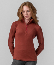 Janus Classic Extra Warm hálfrenndur bolur rauður