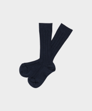 FUB Háir Sokkar Pointelle navy