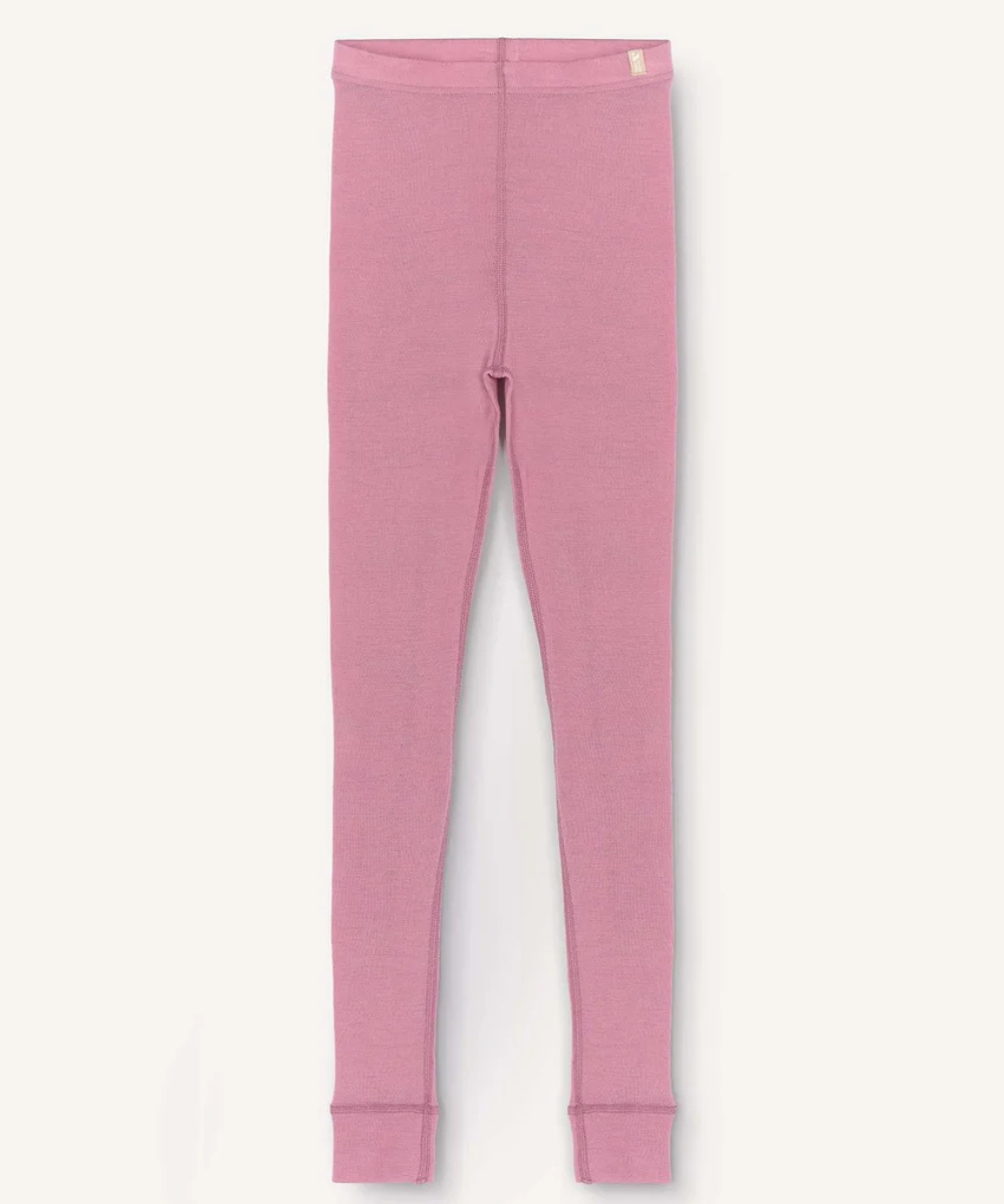 Janus Merino Kids Classic Leggings bleikar