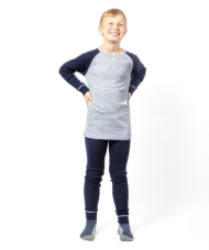 Safa Ull/Tencel Bolur dökkblár/grár