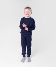 Safa Ull/Tencel Joggingbuxur dökkbláar