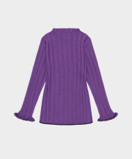 FUB Ullarbolur með kraga violet
