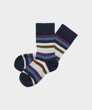 FUB Ullarsokkar röndóttir multistripe