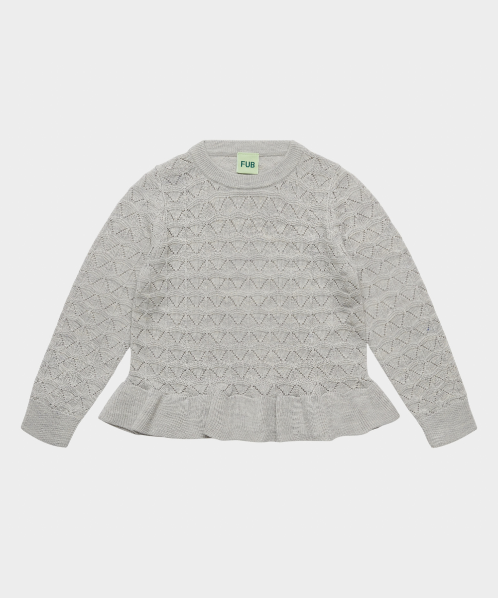 FUB Pointelle Bolur grey