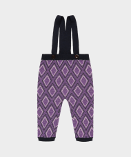 FUB Buxur með axlaböndum Harlekin navy