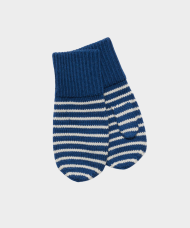 FUB Ullarvettlingar indigo/ecru